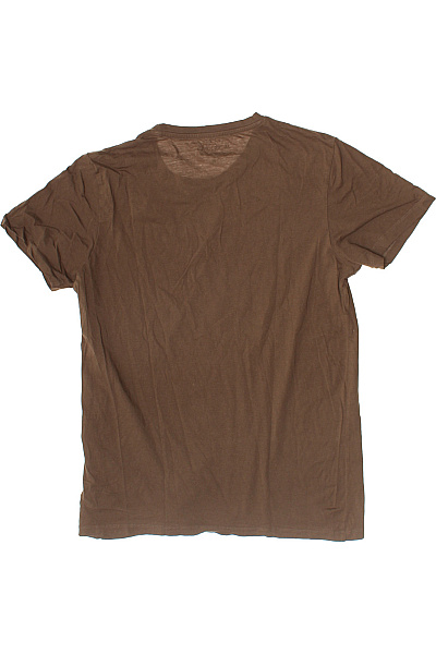 JACK & JONES Pánské tričko s krátkým rukávem a výšivkou hnědé basic Vel. m | JACK & JONES | obrázek 3
