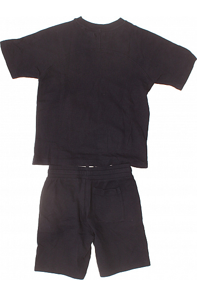 Next dětská chlapecká souprava bavlněné černé krátký rukáv šortky Vel. EU 122 | Next | obrázek 3