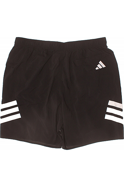 ADIDAS Pánské černé sportovní kraťasy s pruhy Velikost XL | ADIDAS | obrázek 2