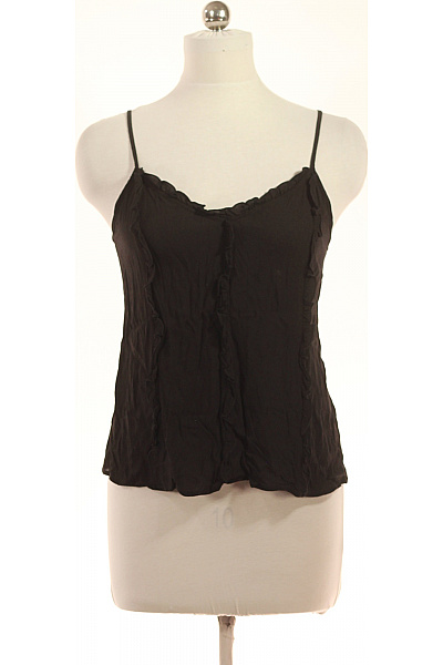 Rosemunde Dámské černé Tílko Viskóza Volánové Vel. 40