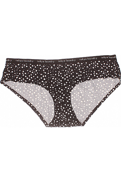TOKYO LAUNDRY dámské kalhotky černobílé srdíčka Vel. M | TOKYO LAUNDRY | obrázek 2