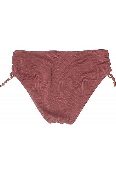 Hunkemoller dámské plavkové kalhotky žebrované na zavazování hnědé Vel. M | Hunkemoller | obrázek 3