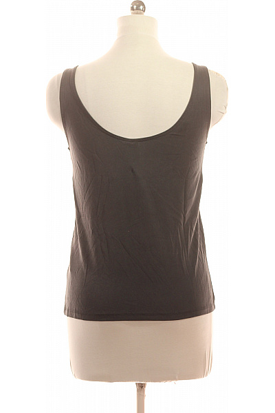 PIECES Dámské tílko basic modalové šedé jednobarevné bez rukávů Velikost M | PIECES | obrázek 2