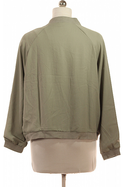 Dámská bomber bunda zelená lehká moderní Vel. 38 | Unimoda | obrázek 2
