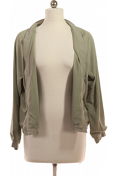 Dámská bomber bunda zelená lehká moderní Vel. 38 | Unimoda | obrázek 3