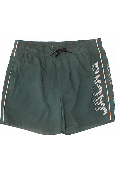 JACK & JONES Pánské zelené kraťasy sportovní volnočasové plážové s potiskem Vel. EU L | JACK & JONES | obrázek 2