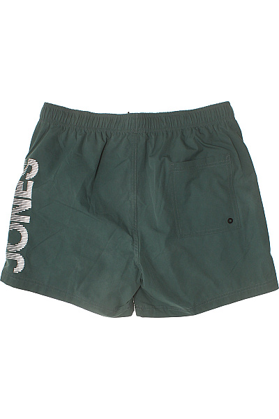 JACK & JONES Pánské zelené kraťasy sportovní volnočasové plážové s potiskem Vel. EU L | JACK & JONES | obrázek 3