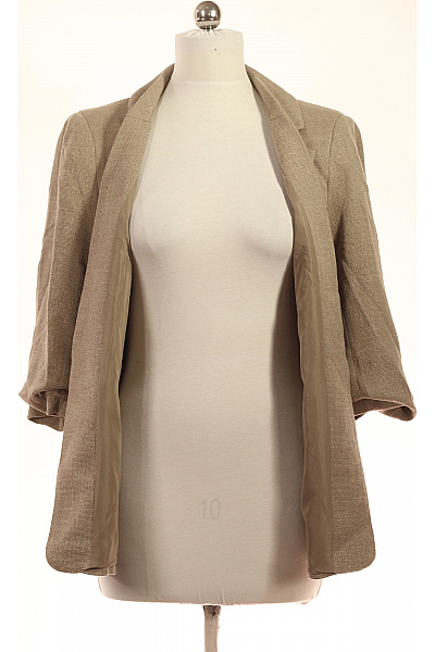 VERO MODA béžový blejzr s 3/4 rukávem elegantní business polyesterové Vel. 36 | VERO MODA | obrázek 3