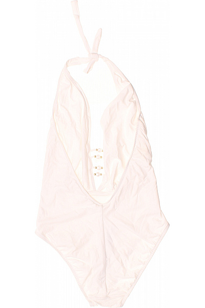 LISE CHARMEL Bílé jednodílné plavky za krk s průstřihy | LISE CHARMEL | obrázek 3