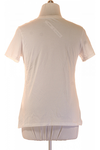 Calvin Klein Dámské tričko s krátkým rukávem bílé basic s nápisem Vel. XXXL | Calvin Klein | obrázek 2