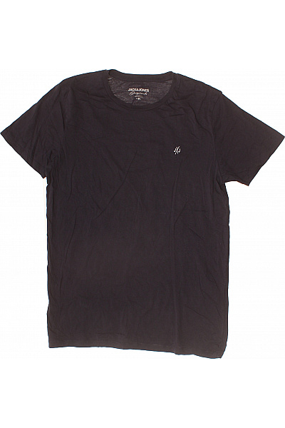 JACK & JONES Pánské tričko s krátkým rukávem a výšivkou basic černé Vel. m | JACK & JONES | obrázek 2