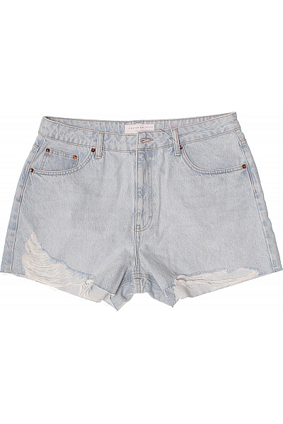 Topshop Dámské Džínové Kraťasy S Kapsami Vintage Krátké Velikost 44