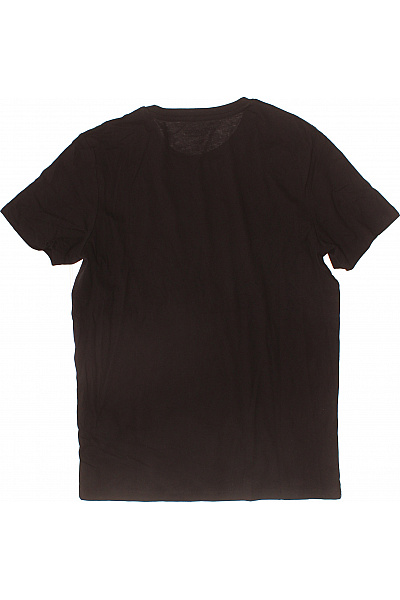 JACK & JONES Pánské tričko s krátkým rukávem černé basic s výšivkou Vel. m | JACK & JONES | obrázek 2