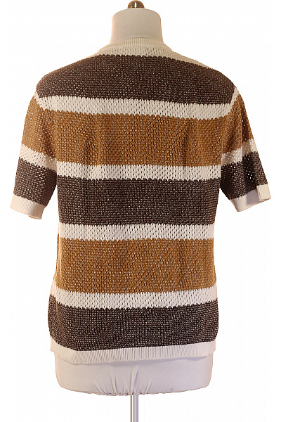 SELECTED Pánské tričko s krátkým rukávem pruhované bavlněné Vel. L | SELECTED | obrázek 2