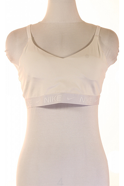 Nike Dámská sportovní podprsenka hladká bezešvá bílá Vel. l | Nike | obrázek 2
