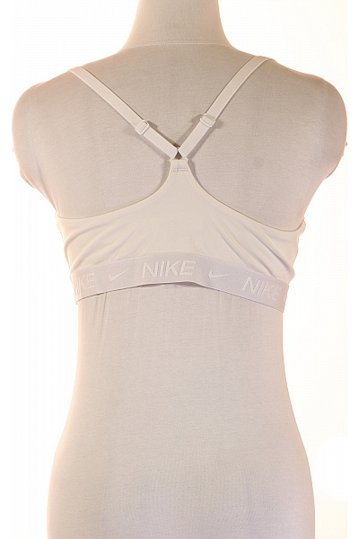 Nike Dámská sportovní podprsenka hladká bezešvá bílá Vel. l | Nike | obrázek 3