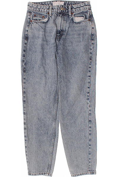 Topshop Dámské Modré Džíny Vintage S Vysokým Pasem Volné Velikost 26/32