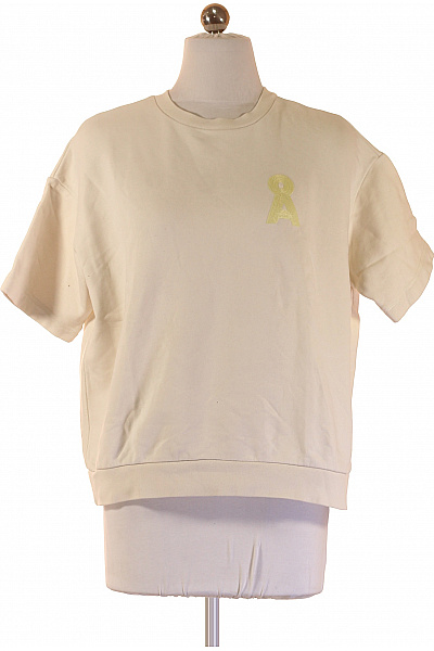 armedangels Dámské tričko s krátkým rukávem a výšivkou béžové bavlněné basic Velikost XS | armedangels | obrázek 2