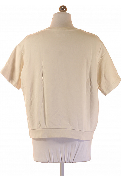 armedangels Dámské tričko s krátkým rukávem a výšivkou béžové bavlněné basic Velikost XS | armedangels | obrázek 3