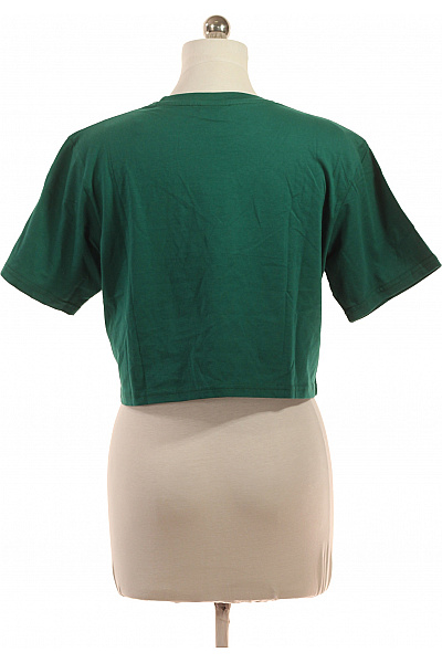 ellesse zelené dámské tričko s krátkým rukávem a potiskem crop top Velikost 40 | ellesse | obrázek 2