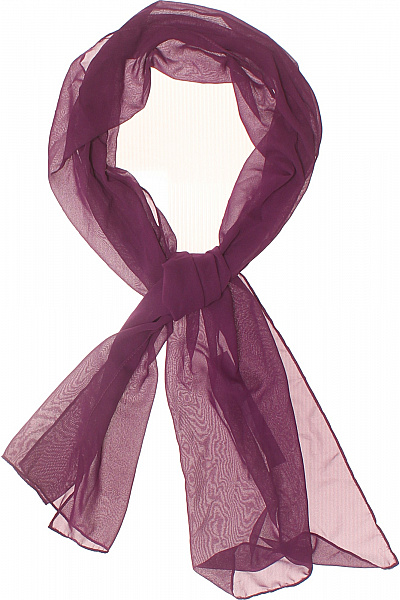 fialový šátek průhledný elegantní | Unimoda | obrázek 2