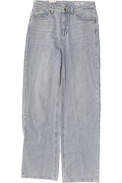 VERO MODA Dámské Džíny Modré Volné Vintage S Vysokým Pasem Velikost 30/34