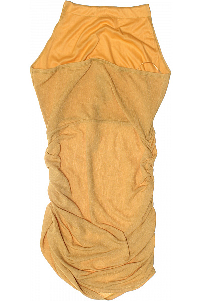 River Island dámské šaty žluté letní volnočasové asymetrické žerzejové Velikost 40 | River Island | obrázek 2