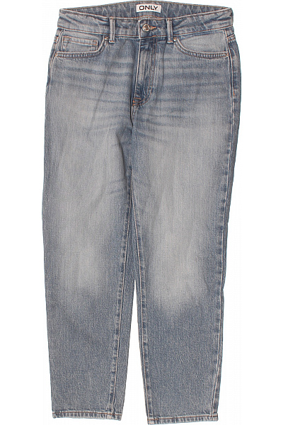 ONLY Dámské Džíny Modré Strečové Rovné S Kapsami Velikost 27/30