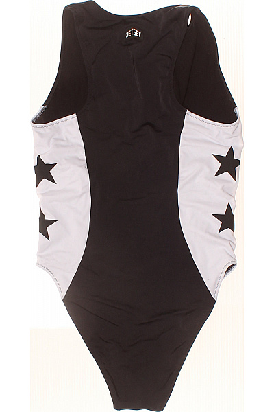 Jetset jednodílné sportovní plavky černé dvoubarevné se zipem Vel. EU L | Jetset | obrázek 2