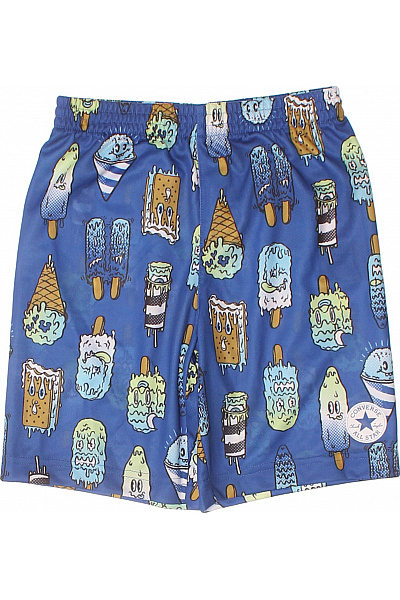 CONVERSE modré chlapecké kraťasy s potiskem zmrzliny Velikost 110/116 cm | CONVERSE | obrázek 2