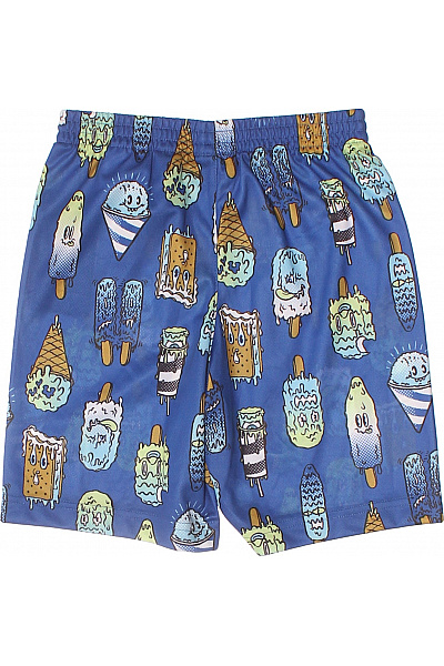 CONVERSE modré chlapecké kraťasy s potiskem zmrzliny Velikost 110/116 cm | CONVERSE | obrázek 3
