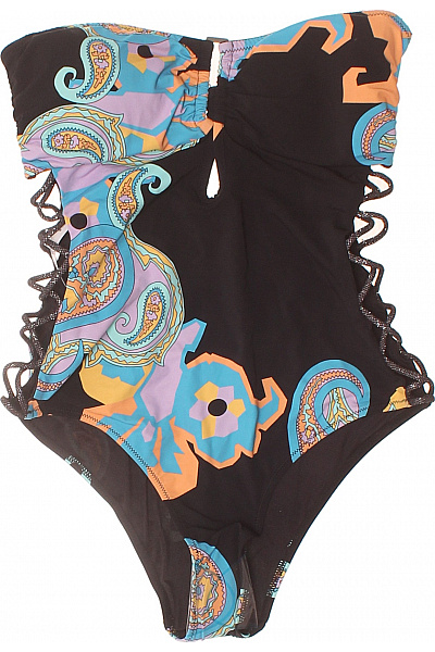 Dámské jednodílné plavky černé s potiskem sexy Vel. S | Unimoda | obrázek 2