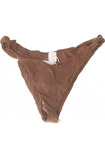 LeGer By Lena Gercke Dámské Plavky Hnědé Třpytivé Na Zavazování Velikost 38