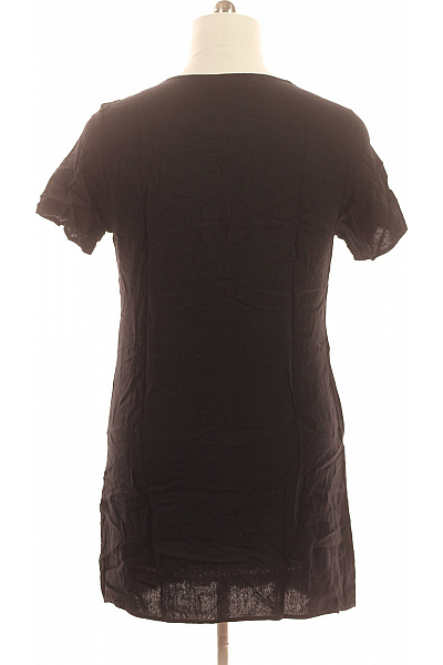 VERO MODA Dámské viskózové šaty košilové propínací letní volnočasové černé Velikost XL | VERO MODA | obrázek 3