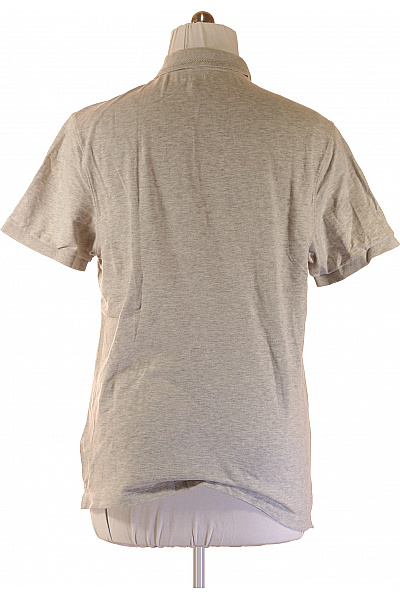 Abercrombie&Fitch Pánské bavlněné tričko s límečkem a krátkým rukávem jednobarevné s výšivkou Velikost XL | Abercrombie&Fitch | obrázek 2