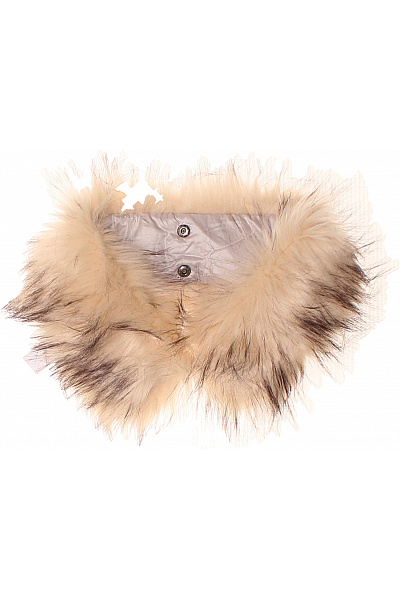 šála chlupatá béžová elegantní zimní | Unimoda | obrázek 2