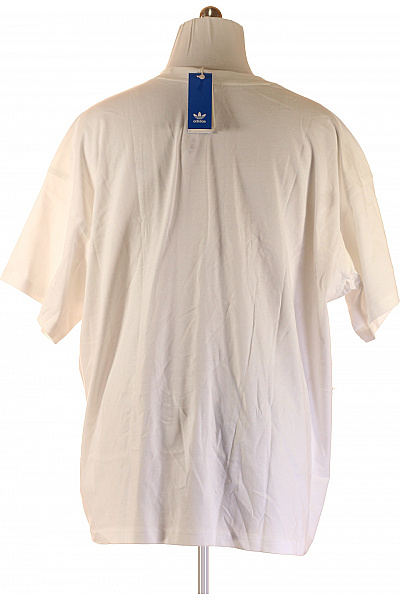 ADIDAS Pánské tričko s krátkým rukávem a potiskem bílé Velikost 2XL | ADIDAS | obrázek 3