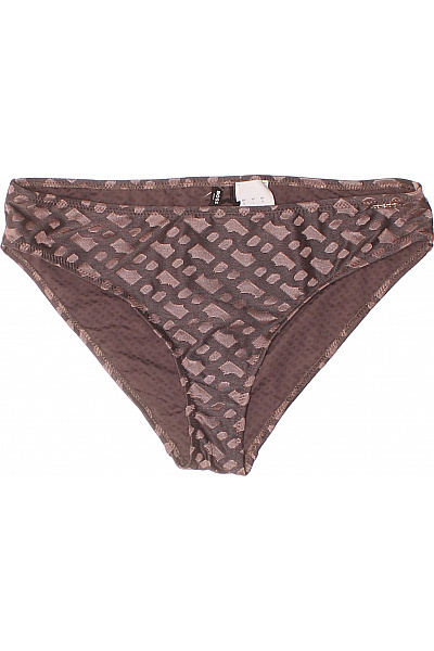 Hugo Boss Plavkové Kalhotky Hnědé Vzorované Sametové Lesklé Moderní Vel. L