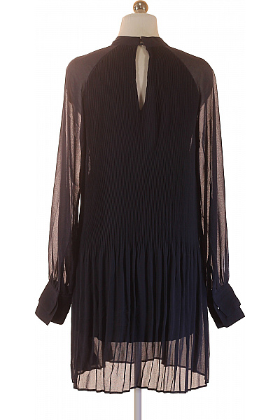 Hugo Boss Dámské šaty plisované s dlouhým rukávem elegantní černé Velikost DE 36 | Hugo Boss | obrázek 2