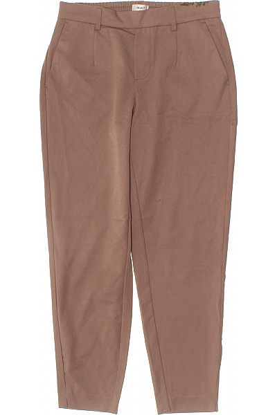 OBJECT Dámské Hnědé Volnočasové Kalhoty S Kapsami Rovné Velikost 38