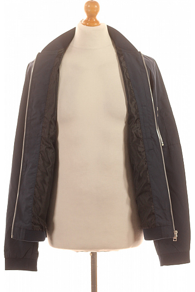 JACK & JONES Pánská bomber bunda tmavě modrá se zipem moderní Vel. m | JACK & JONES | obrázek 4