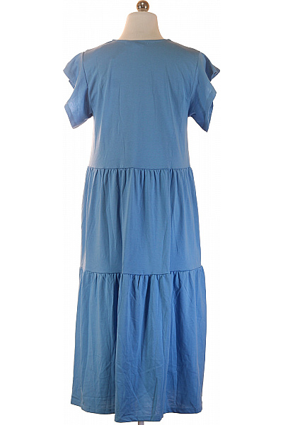 VILA modré tričkové šaty volnočasové letní volné Velikost s | VILA | obrázek 2