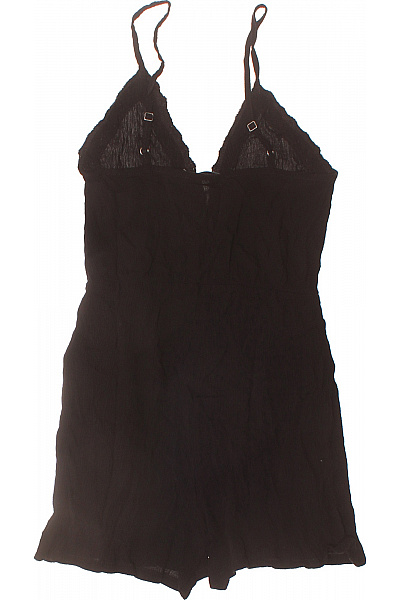 dámský černý overal bez rukávů krajkový letní Vel. 36 | Unimoda | obrázek 2