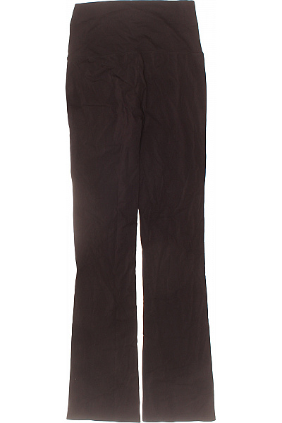 Dámské hnědé volnočasové kalhoty s vysokým pasem široké Velikost 34 | Unimoda | obrázek 3