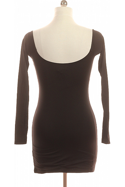 MISSPAP Dámské černé šaty s dlouhým rukávem a odhalenými rameny Velikost 38 | MISSPAP | obrázek 3