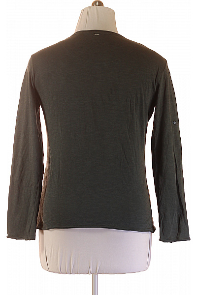 key largo Pánské tričko s dlouhým rukávem henley zelené bavlněné basic Velikost L | key largo | obrázek 3