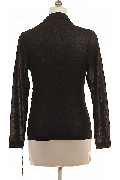 DRYKORN Dámské tričko s rolákem a dlouhým rukávem černé průhledné Vel. m | DRYKORN | obrázek 2