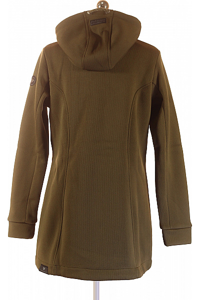 ragwear Dámská zelená softshellová bunda s kapucí prodloužená outdoorová Velikost S | ragwear | obrázek 2