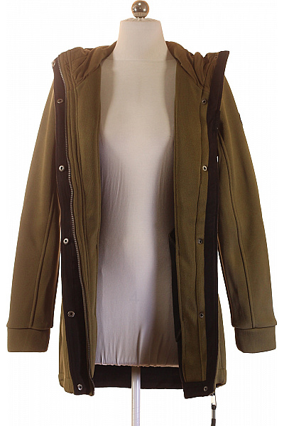 ragwear Dámská zelená softshellová bunda s kapucí prodloužená outdoorová Velikost S | ragwear | obrázek 3