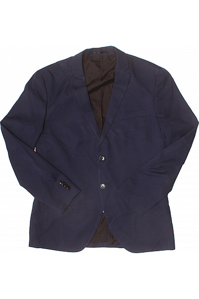 JACK & JONES Pánské modré polyesterové oblekové kalhoty Velikost 52 | JACK & JONES | obrázek 2